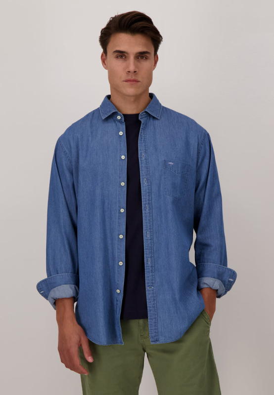 Рубашка джинсовая мужская Fynch-Hatton фото 3