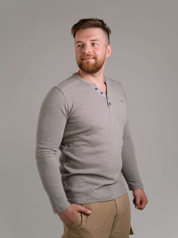 Лонгслив-хенли мужской HYMY фото 2