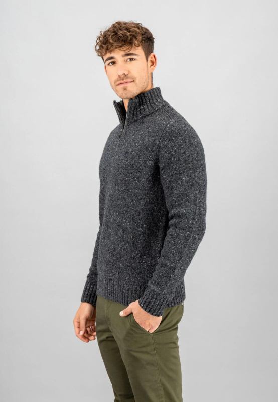 Тройер из мериносовой шерсти с альпакой мужской Fynch-Hatton фото 3