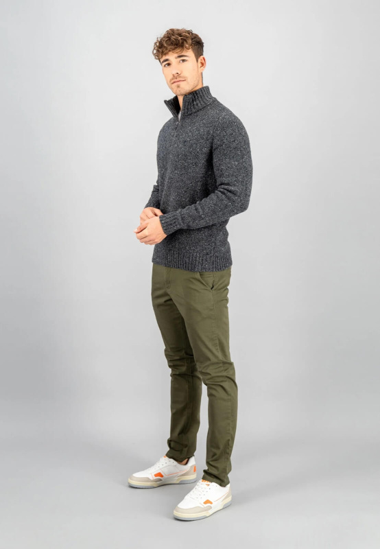 Тройер из мериносовой шерсти с альпакой мужской Fynch-Hatton фото 5