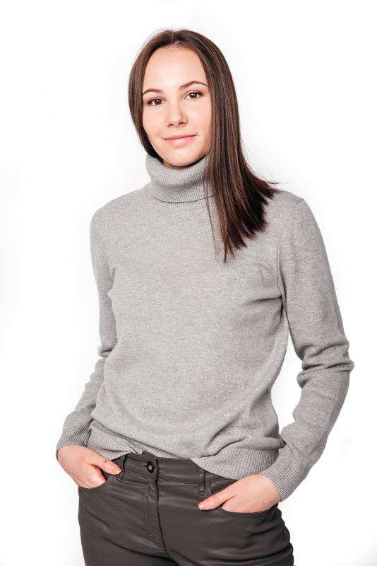 Водолазка из мериносовой шерсти женская Apart фото 2