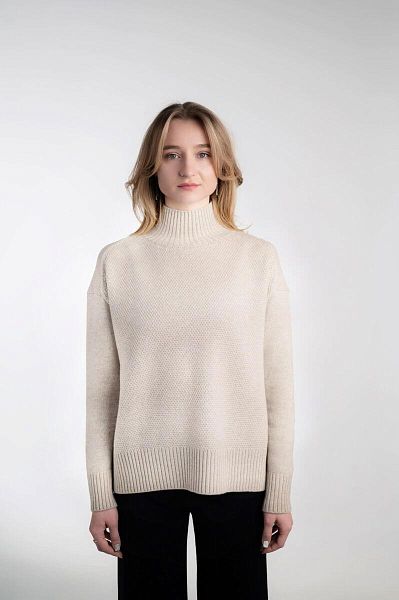 Джемпер женский HYMY. Шерсть мериноса 70%, кашемир 30%