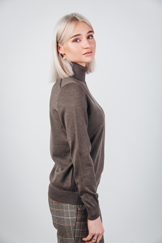 Водолазка из мериносовой шерсти женская Apart фото 2